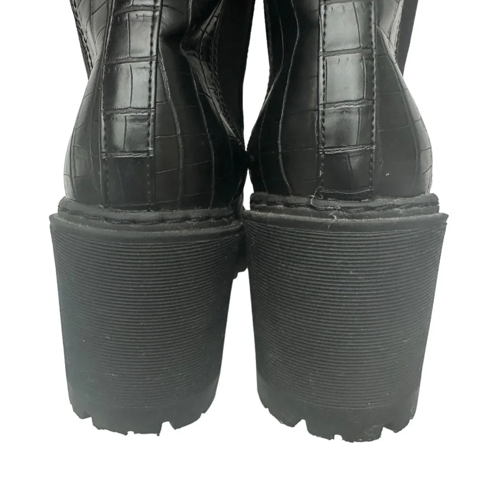 Truffle Chunky Boots 10